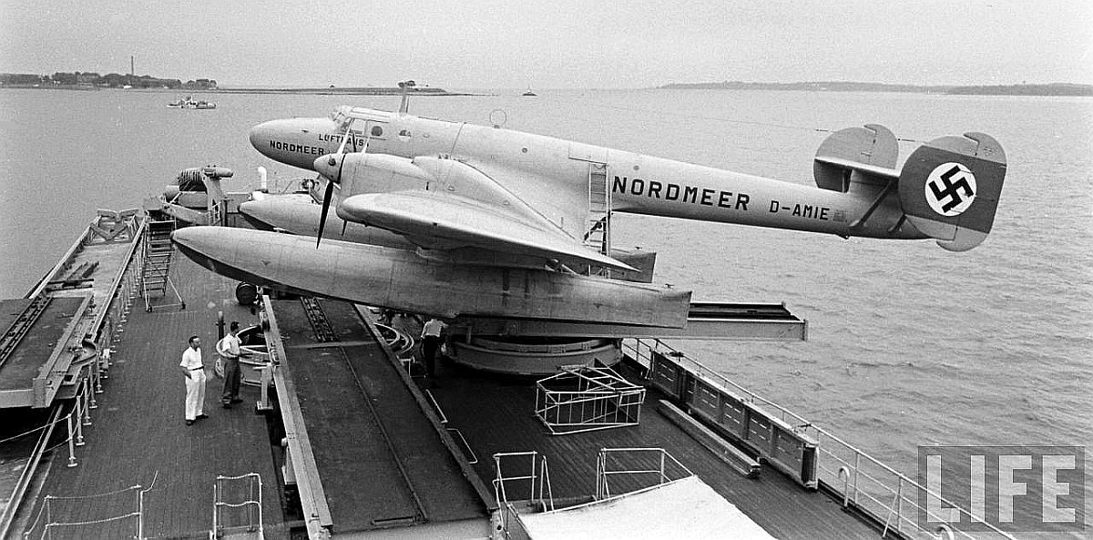 Blohm & Voss Ha 139 [Hidroavión de largo alcance] - La Segunda Guerra  Mundial