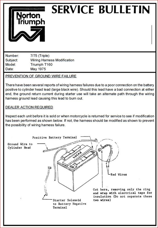 Norton Wiring Diagram Battery