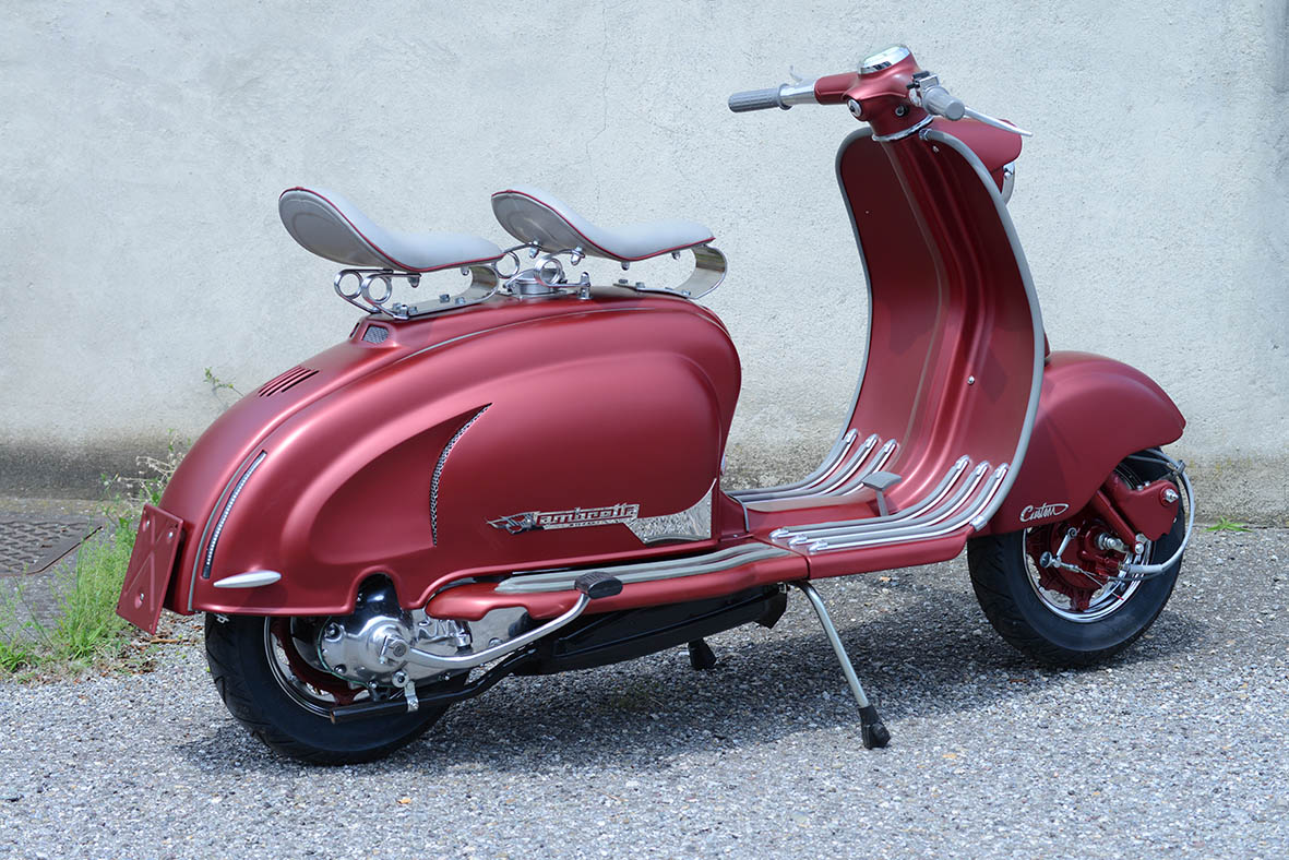 Custom Lambretta LI 1 Series 150 1958 original italian Custom fully ...