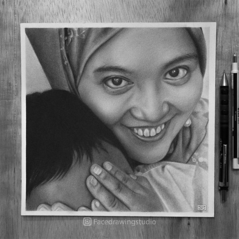 Terjual JASA LUKIS  SKETSA WAJAH  DAN KARIKATUR 