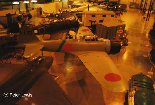 Mitsubishi A6M2-21 Zero con número de Serie 5784 conservado en el RAAF Museum en Point Cook, Melbourne, Australia