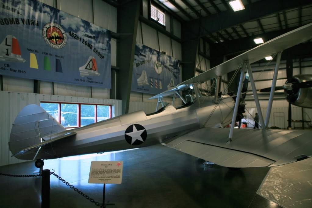 Boeing Stearman PT-17 expuesto en el Museo del Aire de Tuskegee, Alabama