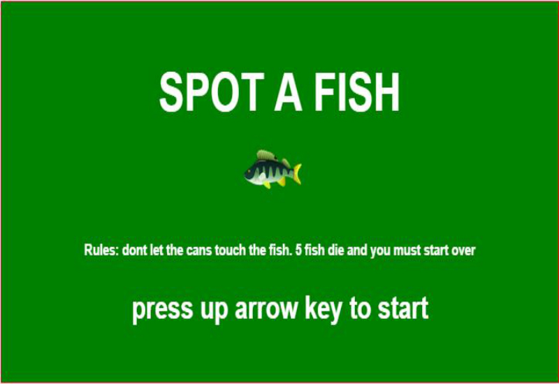 Spot-A-Fish game
