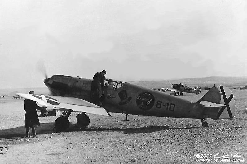 La Guerra Civil Española proporcionó un campo de pruebas casi ideal para el nuevo Messershmitt Bf-109