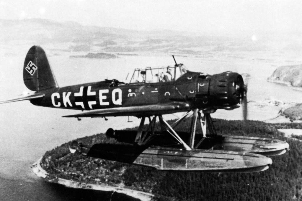 Arado Ar 196 A2CKEQ, Noruega, 1941