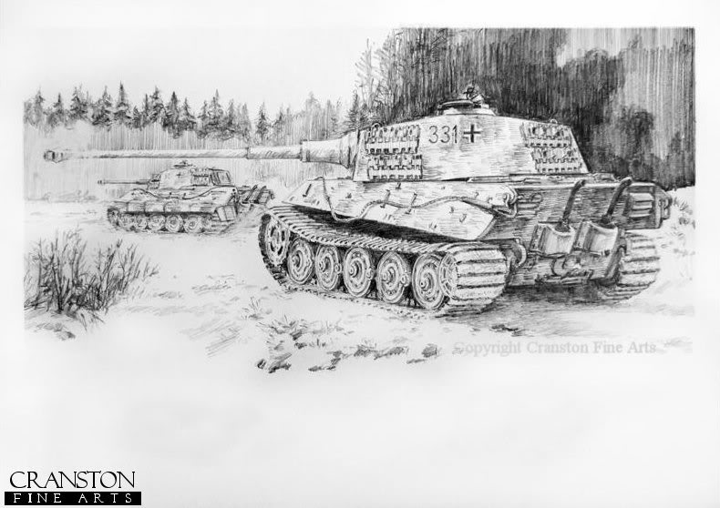Hungría, 1 de enero de 1945, Tiger del Batallón de Tanques Pesados 503