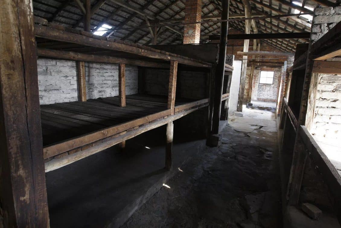 Literas de una de las barracas de mujeres en el Memorial y Museo de Auschwitz-Birkenau. Dave Thompson - Pa Images. Getty Images