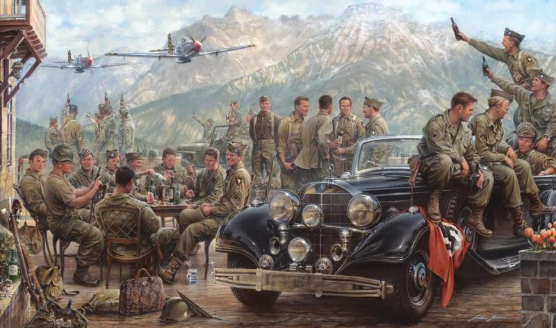 La Compañía Easy, del 2º Batallón del 506º Regimiento de Infantería de Paracaidistas de la 101ª División Aerotransportada, llega a Berchtesgaden, El Nido del Águila, por John D. Shaw