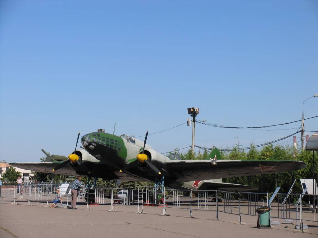 Ilyushin Il-4 conservado en el museo central de aviación de Monino, Rusia