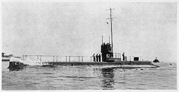 Submarino Británico de la Clase E HMS E7