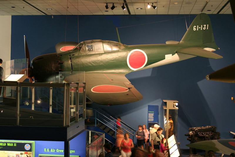 Mitsubishi A6M Zero con número de Serie 61-131 conservado en el National Air and Space Museum en Washington, D.C.