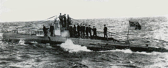 Submarino Alemán U-20 que hundió al Transatlántico Lusitania