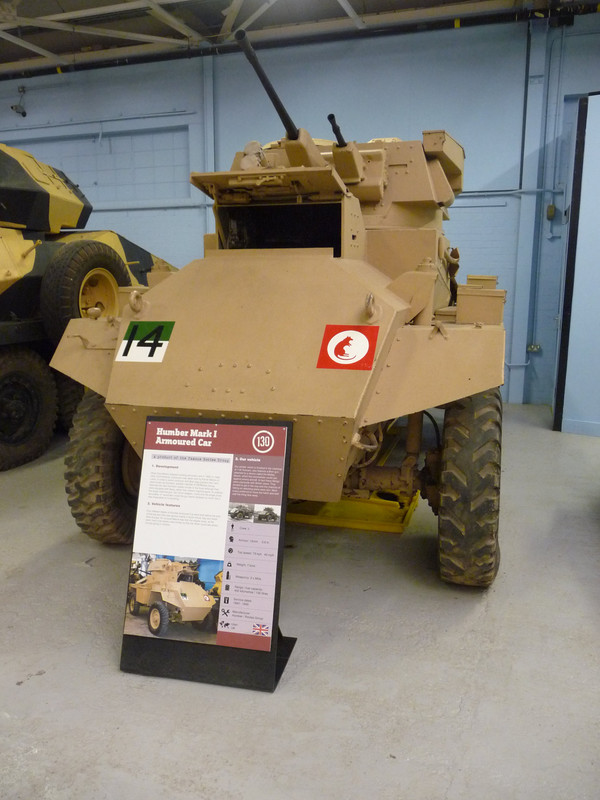 Humber Mk I conservado en el Tank Museum, Bovington