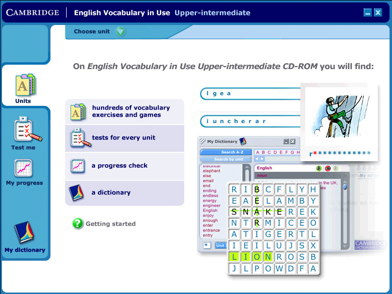 Match the words check in your dictionary