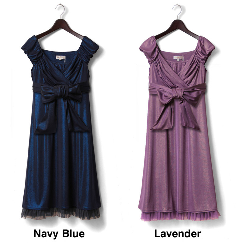 Cocoon Nursing Dress (Velvet Blue)