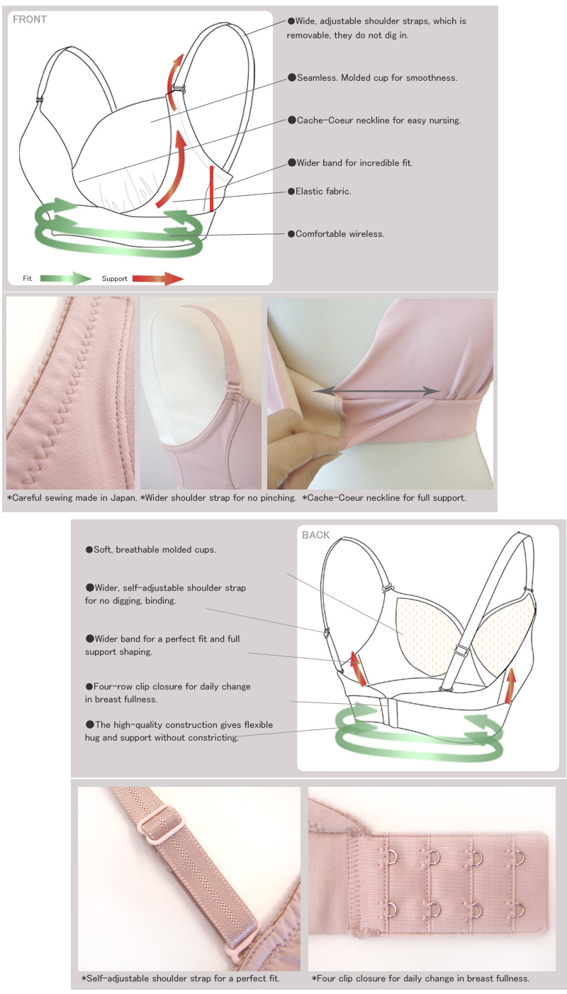 Mold Cup Nursing Bra