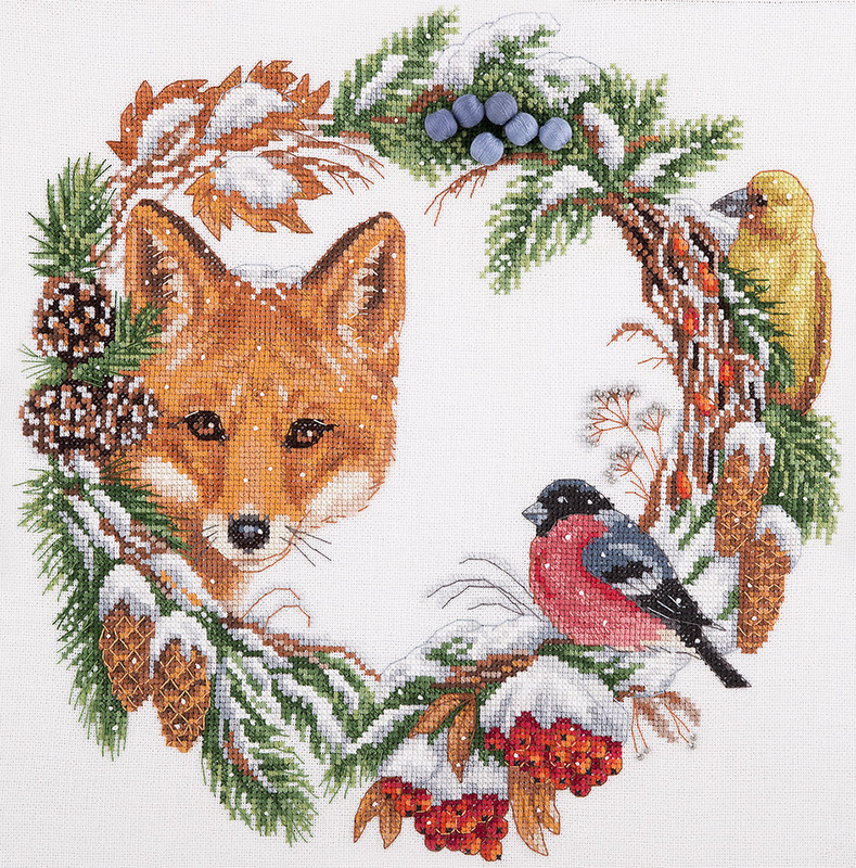 /"Winter Wonderland/" Counted Cross Stitch Kit PANNA GM-7095