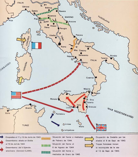 Debate del Mes - Sep'13: Campaña de Italia - La Segunda Guerra Mundial