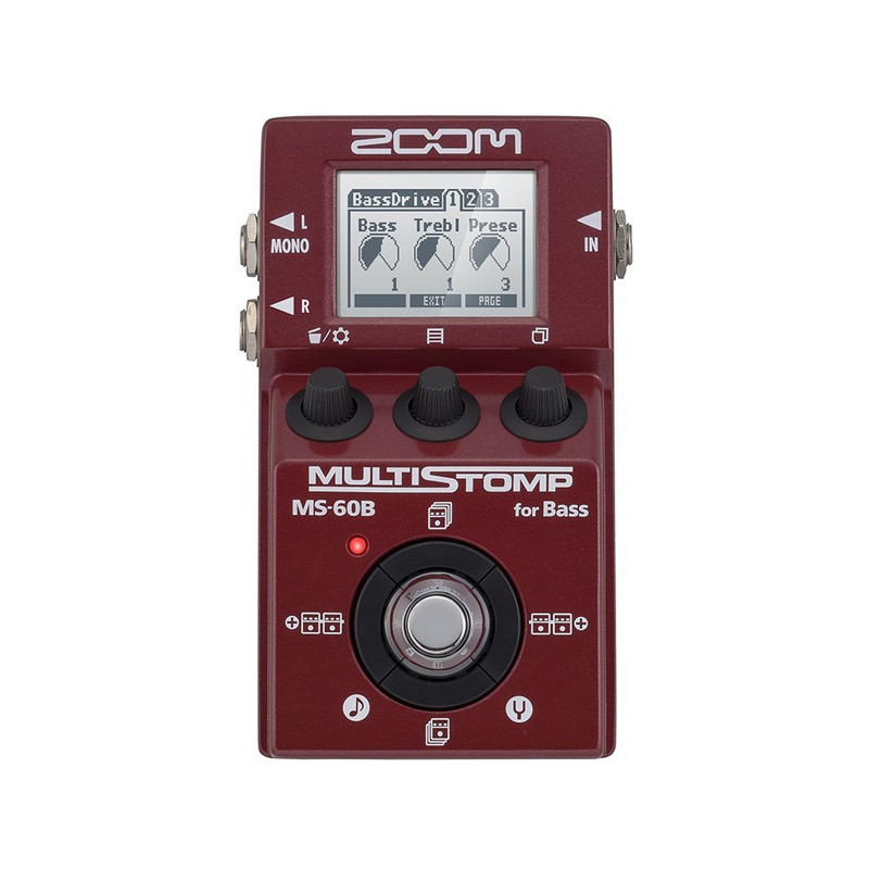 ZOOM Bass multi-stomp MS-60B Multi Stomp Box Effects Pedal F/S
