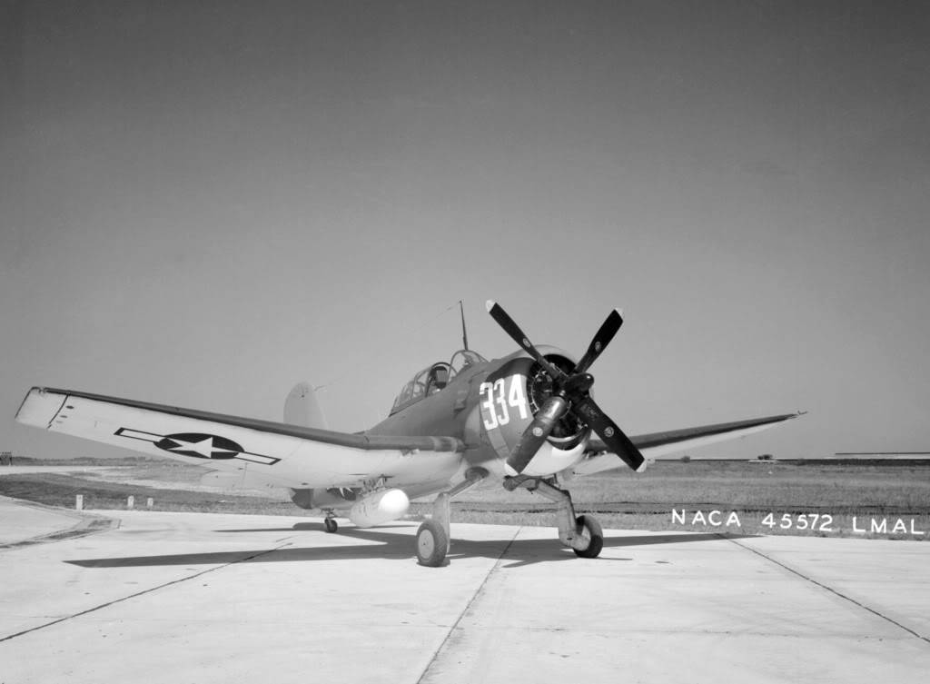 Curtiss SC-1 Seahawk en el Comité Consultivo Nacional de Aeronáutica, Langley, Virginia EE.UU., el 27 de septiembre de 1945