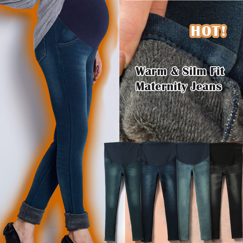 Jeans Premaman Da Donna, Pantaloni In Denim Strappati Slim Fit Casual Alla  Moda Per L'autunno/inverno, Abbigliamento Da Donna Incinte