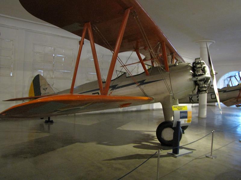 Stearman A75L3. Conservado en el Museo Aeroespacial de Rio de Janeiro, Brasil