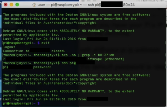 How to remove EFI Password - Raspberry Pi SSH Login Prompt