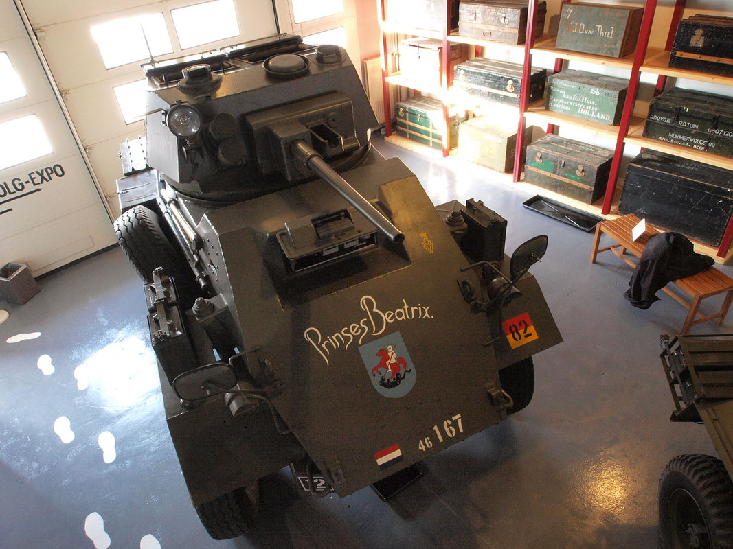 Humber Mk IV conservado en el Dutch Cavalerie Museum, Amersfoort, Holanda