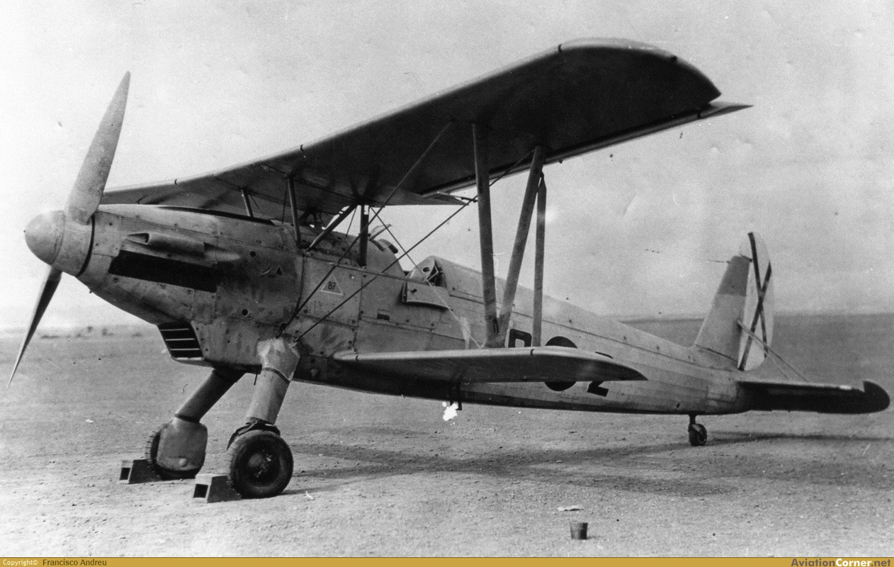 Arado Ar 68E 9-2 en EspaÃ±a en 1939