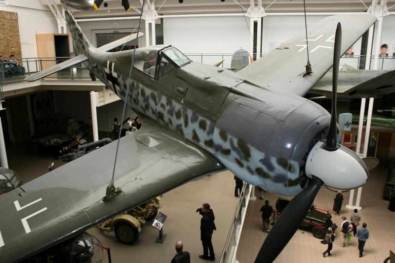 Focke-Wulf Fw 190A-8 con número de Serie 733685 conservado en el Imperial War Museum en London, Inglaterra