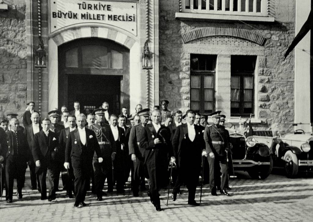 Gran apertura de la Asamblea Nacional turca. 1920