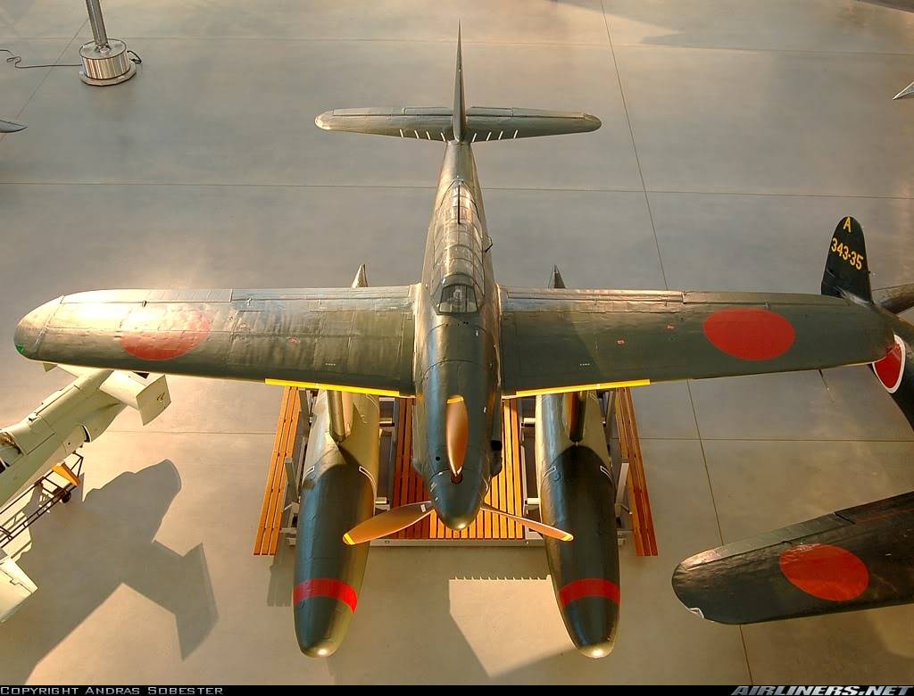 Aichi M6A1 Seiran en el National Air and Space Museum en Washington