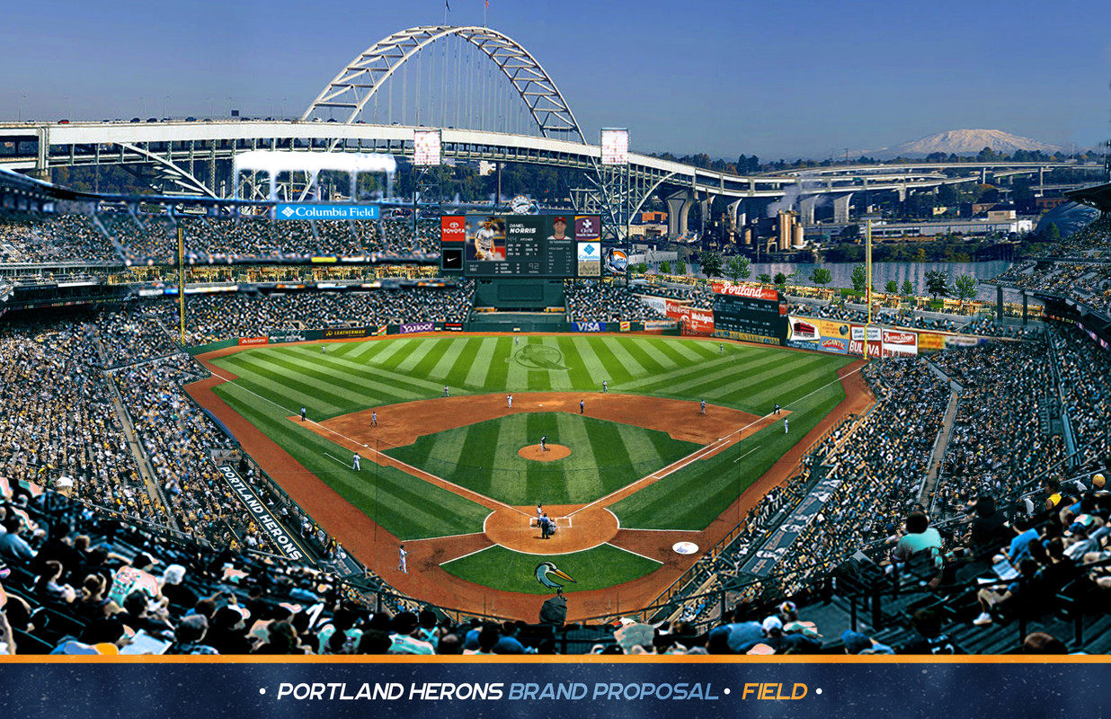 Portland Herons MLB Expansion Concept - Concepts - Chris Creamer's