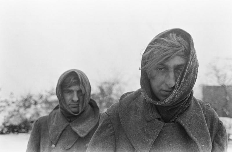 Prisioneros alemanes, enero de 1945