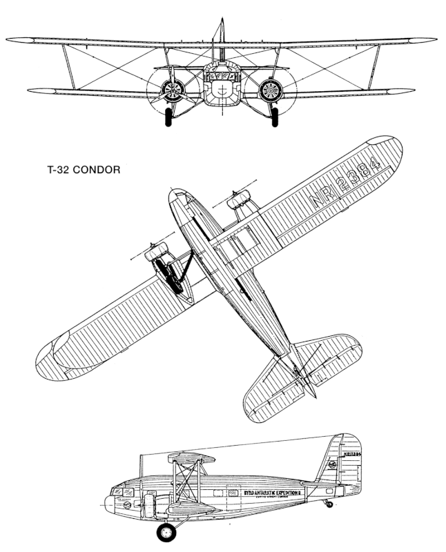 Perfil del Curtis T-32 Condor II