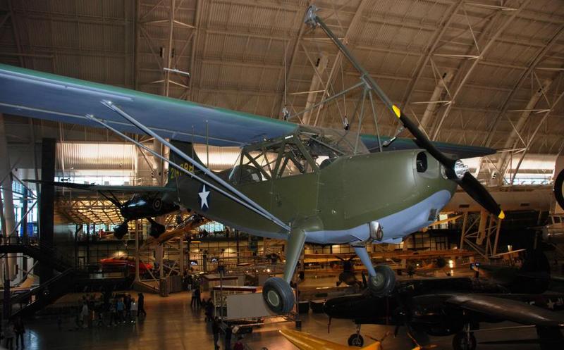 Stinson L-5 Sentinel conservado en el National Museum of the United States Air Force en Dayton, Ohio